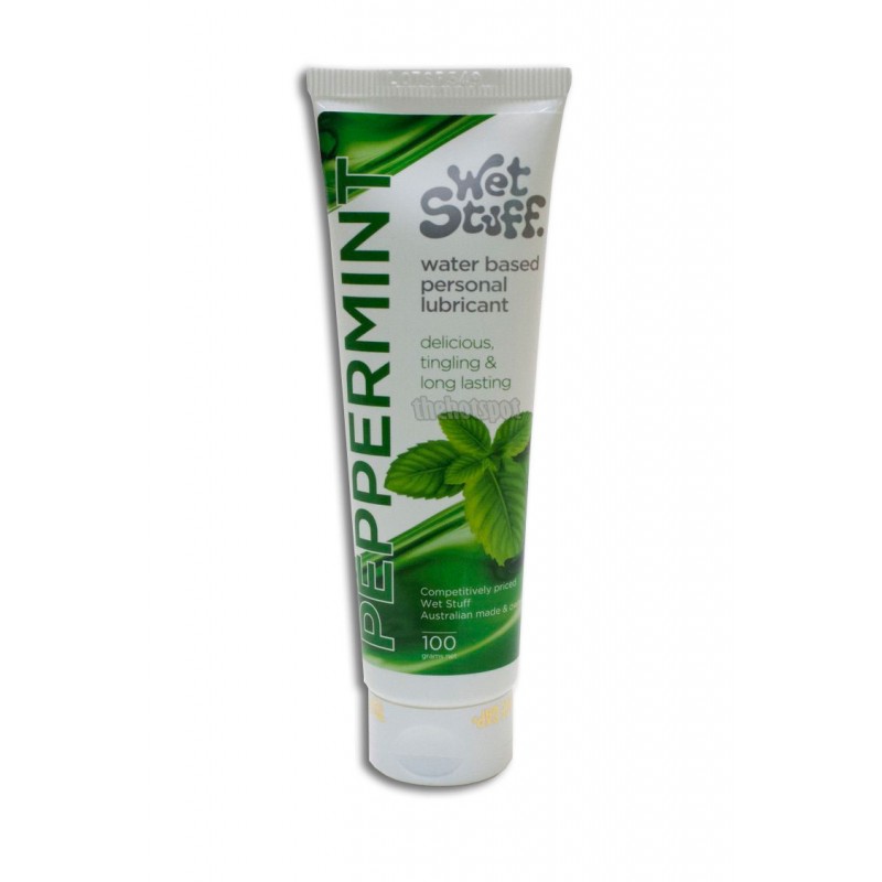 Wet Stuff Peppermint Flavoured Lubricant - 100g Tube